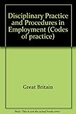 Disciplinary practice and procedures in employment