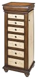 Hillsdale Heritage 7-Drawer Lift-Top Jewelry Armoire
