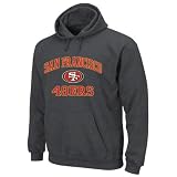 San Francisco 49ers Charcoal Heart and Soul II Hooded Sweatshirt
