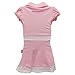 Hello Kitty Girls` Princess Sleeve V Neck Tennis Dress Pink