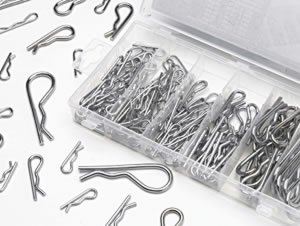 Buffalo Tools CTHP260 260-Piece Cotter Pin & Hair Pin Assortment