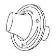 Universal Control Knob Half Inch Shaft