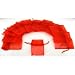 24 Jewelry Red Organza Drawstring Pouches Gift Bags 2.75x3"