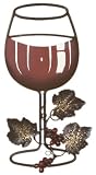 Tripar Red Wine Metal Wall Decor