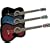 Rogue Starter Acoustic Guitar, Blue Burst