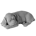 Sleeping Spaniel Stone Statue