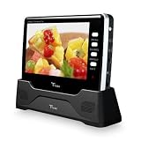 New Michley Electronics Tivax Hirez 7 Inch Widescreen LCD Portable Digital TV Advanced Atsc Tuner
