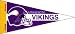Football Pennants: NFL Mini Minnesota Vikings Pennant