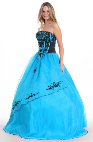 Ball Gown Formal Prom Strapless Wedding Dress #230