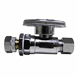 Watts LFPBQTR-615 Quarter Turn Retrofit Straight Valve, 3/8-Inch Fem.COMP by 3/8-Inch COMP