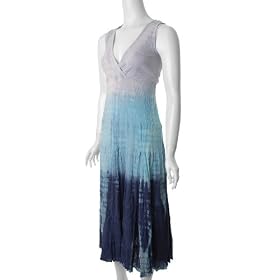 Cute Options Sleeveless Tie-dye Maxi Dress