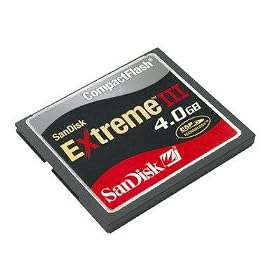 SanDisk SDCFX3-004G-A31 4 GB Extreme III CompactFlash Card (Retail Package)