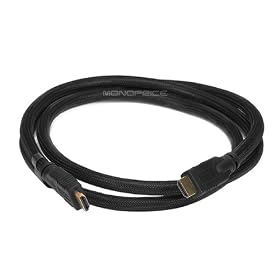 Premium 5ft (1.5M) Ultra-High Speed HDMI Cable - Version 1.4 Category 2 - 1080p - PS3 - Blu-Ray - XBox360 - w / Black Net Jacket