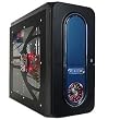 9-Bay ATX Window Case w/450W Power Supply (Blue/Black)
