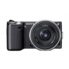 Sony NEX-5AB Systemkamera (14 Megapixel, 7,5 cm (3 Zoll) Display, Live View, Full HD Videoaufnahme) Kit schwarz inkl. 16mm Objektiv