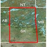 Garmin Inland Lakes Saskatchewan Canada Freshwater Map microSD Card