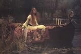 The Lady of Shalott, 1888 Art Styles Poster Print by John William Waterhouse, 36x24