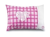 Love It Pillow Case Riding White/Fuchsia