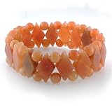 Cute Stretchy Peach Aventurine Bracelet