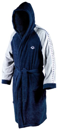 Arena Bademantel Zoemi, navy/silver, XS, 50322 Preisvergleich