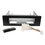 Cables Unlimited 3.5-Inch to 5.25-Inch Floppy Mounting Kit Bracket (Black)