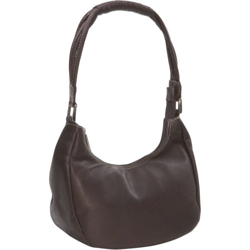 Piel Leather Wrapped Handle Mini Hobo Bag