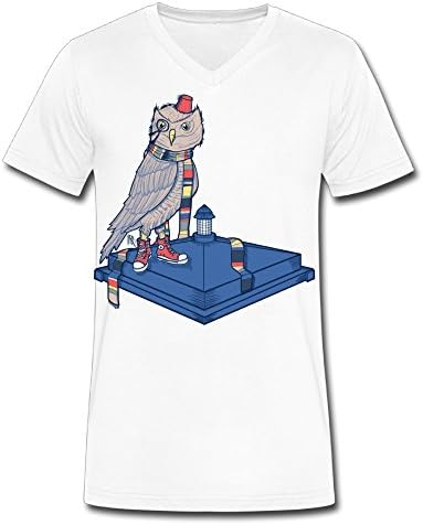 Doctor Hoot V Neck MEN Homelike T Shirt Men's Fashion