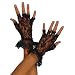 Adult Fingerless Black Lace Gloves for Fancy Dress