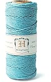 Hemptique HS20-LTBL Hemp 20-Pound Cord Spool, Light Blue, 205-Feet