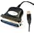 MY-Link USB to Parallel IEEE 1284 Printer Cable parrallel adaptor lead, print from your USB port to a parralell printer