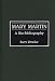 Mary Martin: A Bio-Bibliography (Bio-Bibliographies in the Performing Arts)