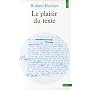 Le plaisir du texte