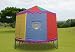 10 Ft Trampoline Tent with 6 Poles - Circular Circus Style & Fits Over Existing Trampoline Enclosure
