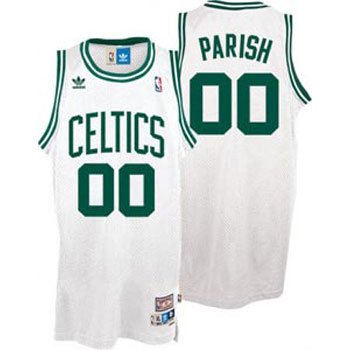 Robert Parish Celtics Adidas White Throwback Jersey - Size 52 - XL