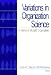 Book Variations in Organization Science: In Honor of Donald T Campbell