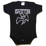 Led Zeppelin Swan Logo Baby Grow