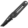 Columbia River Knife and Tool 5510K K.I.S.S. in the Dark 2.25-Inch Serrated Blade Knife, Black
