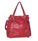 Designer inspired. This lovely leather like handbag offers comfort and fashion! Large size.