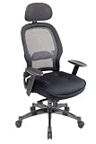Exec Chair with Mesh Seat - Black