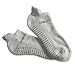 Non-Slip Socks - ExerSocks Value-Pack (Medium, Grey)