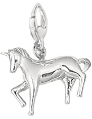Sterling Silver UNICORN 3-D Charm
