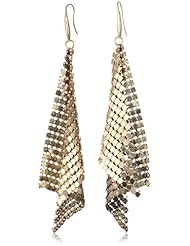 Steve Madden Double Mesh Drop Earrings