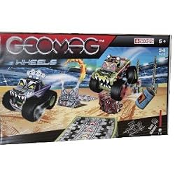GEOMAG WHEELS MONSTER JAM TRUCK SET