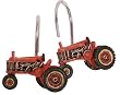 Down On The Farm Tractor Shower Curtain Hooks Rings