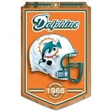 Miami Dolphins Wood Sign - 11"x17" Established Design