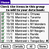 Montreal Canadiens 2005-06 Schedule downloadable Software