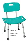 `Safety Bath Bench w/o Back Color: Teal Assembled Teal * Blow molded bench and back provide comfort
