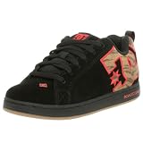  : DC Women's Court Graffik SE Sneaker,Black/Athletic Red,5 M