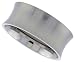Jewelry : Surgical Steel Little Under 3/8' (9mm) Concave Band
