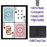KEM Arrow Red and Blue Poker Size Jumbo Index Playing Cards
